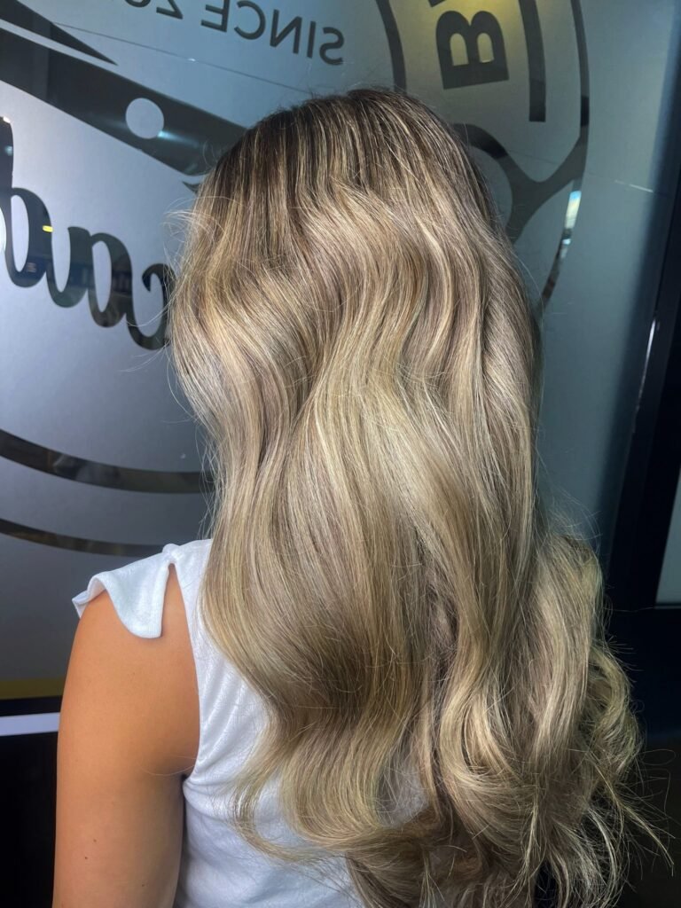 Balayage refresh result from Broadway Hair Salon.